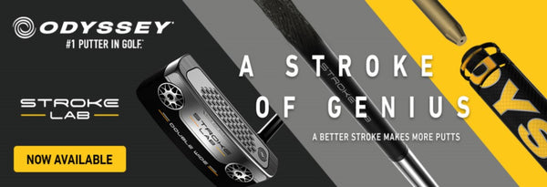 Odyssey Stroke Lab putter banner