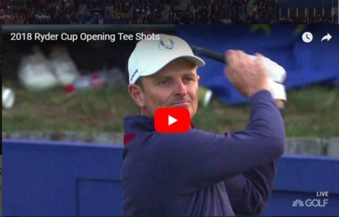 Ryder Cup Opening tee shot
