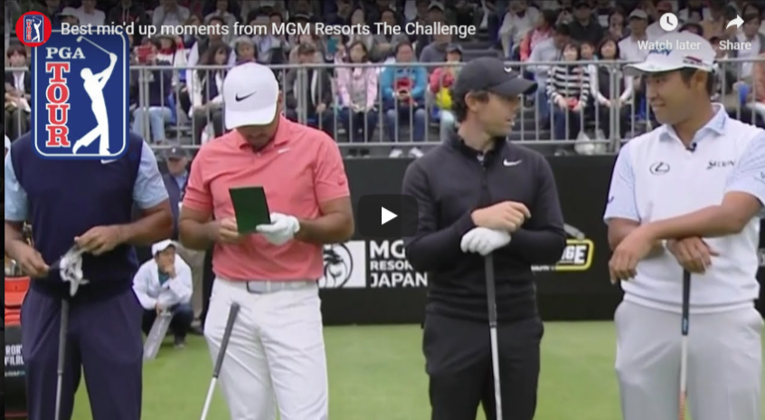 Great video to watch and see them having fun on the course.