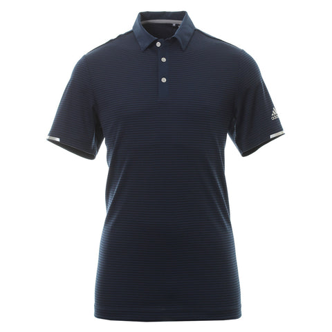 Adidas 3 Heat Stripe Polo Navy
