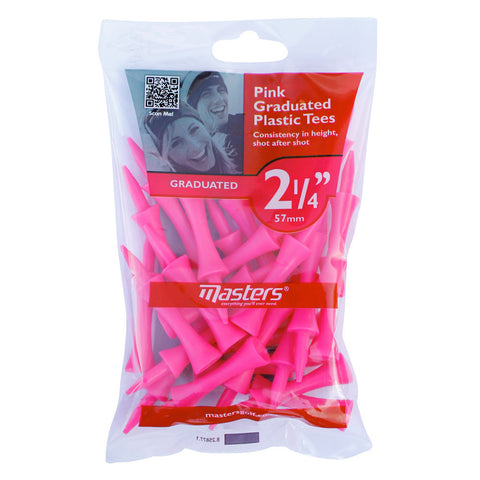 Masters Pink Graduated Plastic Tees