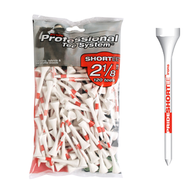 Pride PTS 2 1/8 Red Wooden Tees