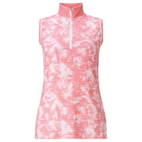 Callaway Ladies Sleeveless Print Polo with UV50+