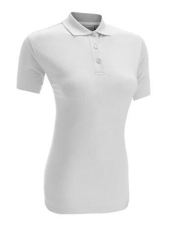 Glenbrae ladies cotton polo white XL